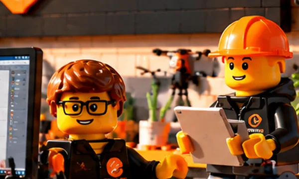 Servizio branding e grafica in stile LEGO